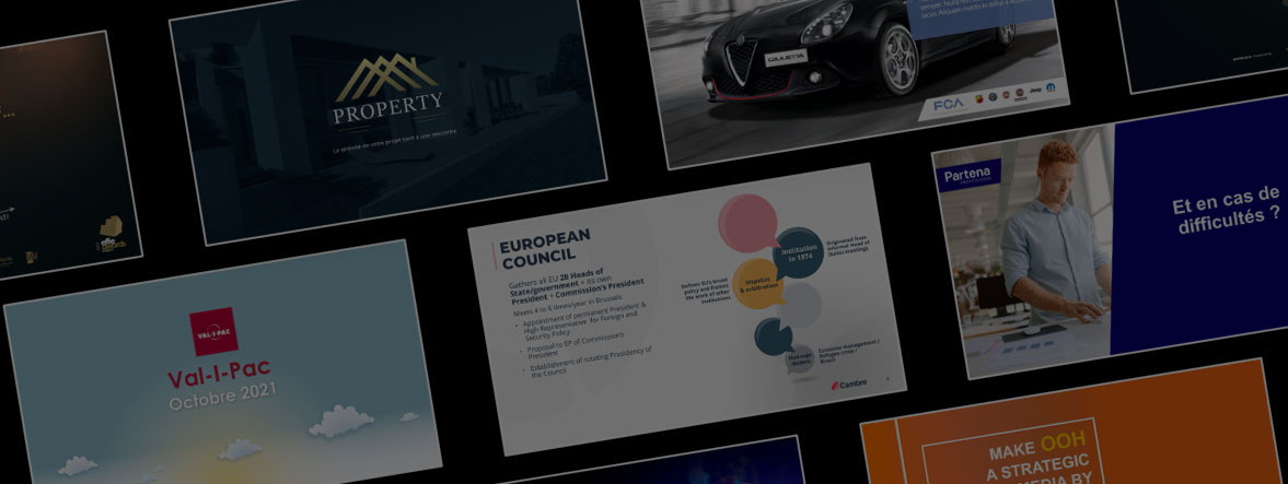 Freelance Bruxelles Graphiste Powerpoint